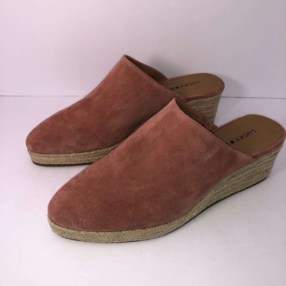 Lucky Women's Lidwina Mule Canyon Rose Coral Suede